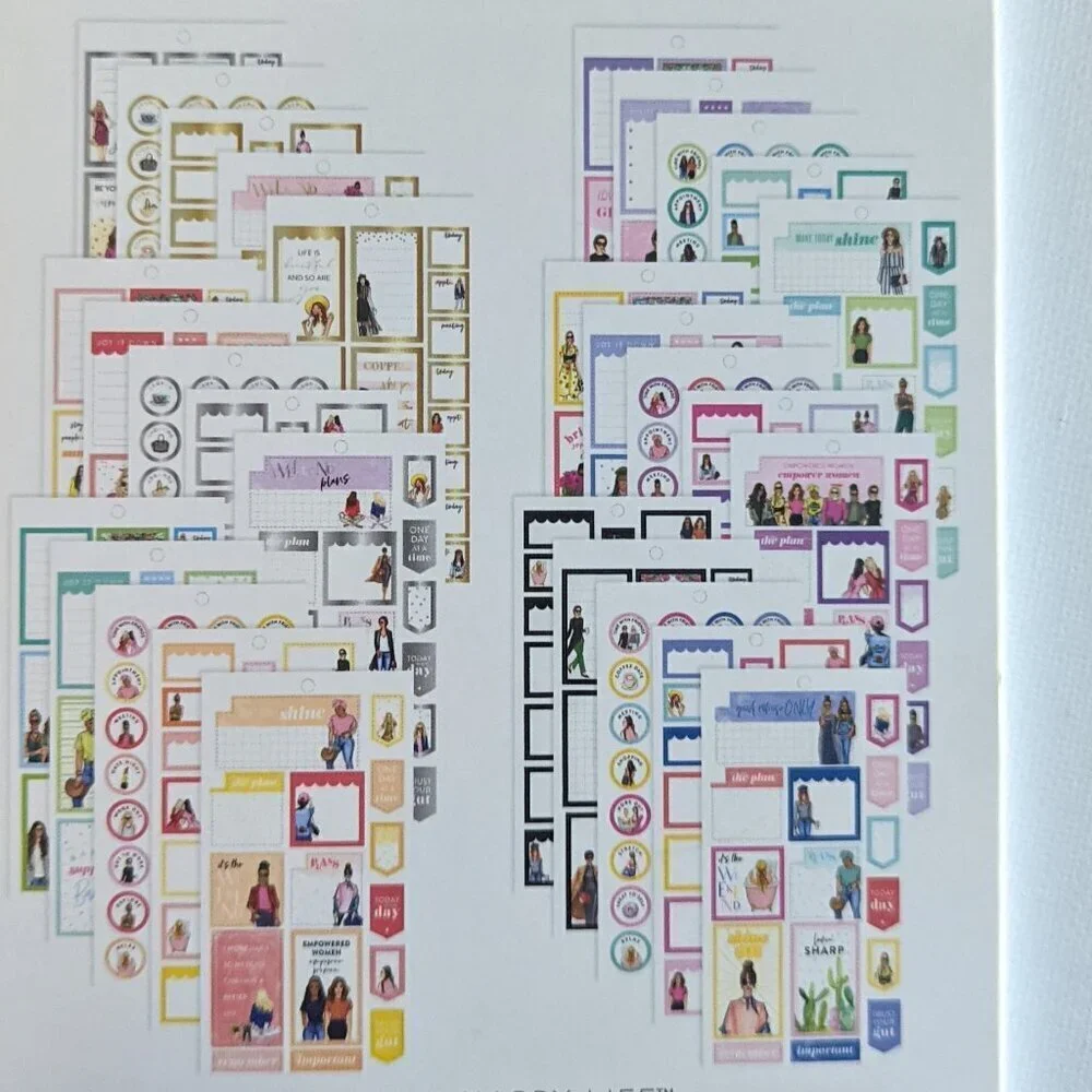 NWT Happy Planner Rong Rong 'Everyday' 571 pc Sticker Book Classic Fashion Fall